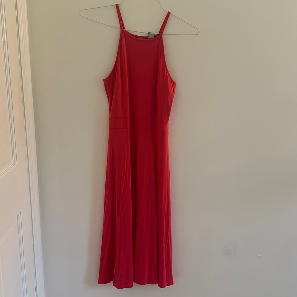 Hot pink summer dress
